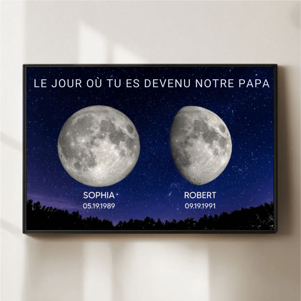 Tableau personnalisé – Cadeau pour la fête des Pères