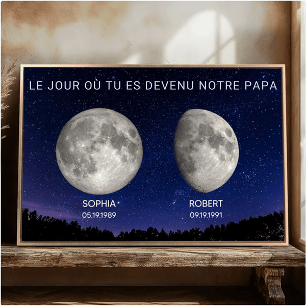 Tableau personnalisé – Cadeau pour la fête des Pères