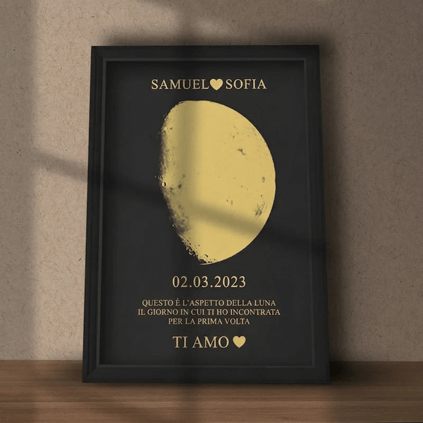 Quadro Personalizzato su misura, fase Lunare