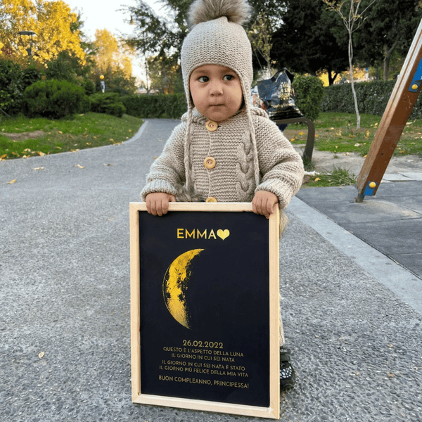 Quadro Personalizzato su misura, fase Lunare