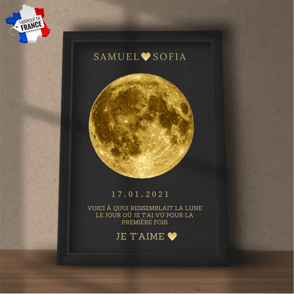 Tableau Personnalisé sur mesure, phase Lunaire
