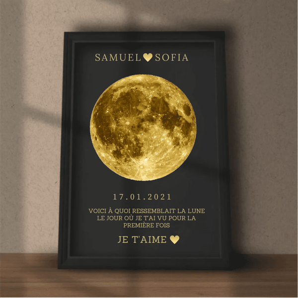 Tableau Personnalisé sur mesure, phase Lunaire